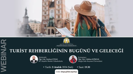 Webinar: Turist Rehberliğinin Bugünü ve Geleceği